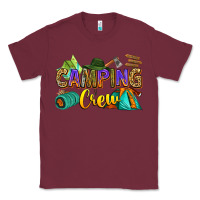 Burgundy camping crew Classic Tee - Zillion Design Studio