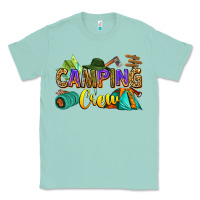 Seafoam camping crew Classic Tee - Zillion Design Studio