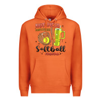 Hot Mess Always Stressed Softball Mama Stanley Cup Premium Hoodie | Teevron