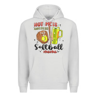 Dove Grey hot mess always stressed softball mama stanley cup Premium Hoodie - MaliasSmallBusiness
