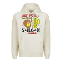 Oatmeal Heather hot mess always stressed softball mama stanley cup Premium Hoodie - MaliasSmallBusiness