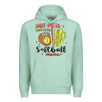 Seafoam hot mess always stressed softball mama stanley cup Premium Hoodie - MaliasSmallBusiness