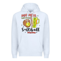 White hot mess always stressed softball mama stanley cup Premium Hoodie - MaliasSmallBusiness