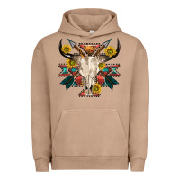Pigment Burro aztec western bull skull Urban Hoodie - NancyCooperArtShop