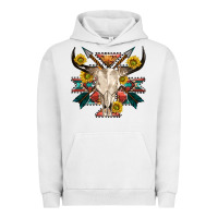 Aztec Western Bull Skull Urban Hoodie | Teevron