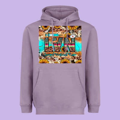 Lvn Licensed Vocational Nurse Heavyweight Hoodie Designed By Jahusdesignshop