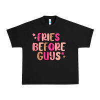 Black fries before guys Urban Heavy Tee - MaliasSmallBusiness