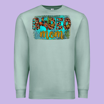 Rodeo Mom Premium Sweatshirt Designed By Jahusdesignshop