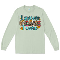 Matcha i swear because i care Long Sleeve Tee - Zillion Design Studio