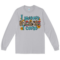 Moon Dust i swear because i care Long Sleeve Tee - Zillion Design Studio