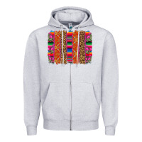 Heather Grey mexico brushstrokes Zipper Hoodie - CTS Tumbler Store