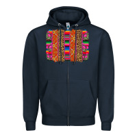Navy mexico brushstrokes Zipper Hoodie - CTS Tumbler Store