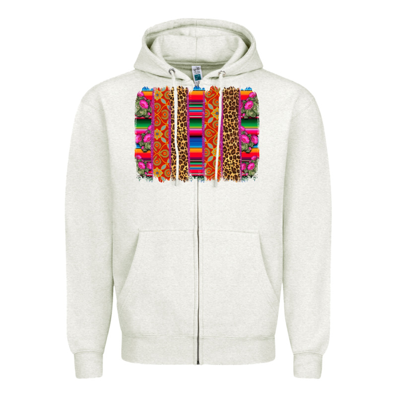 Mexico Brushstrokes Zipper Hoodie by CTS Tumbler Store | Teevron
