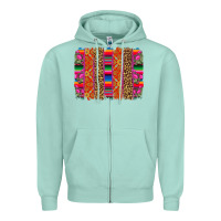 Seafoam mexico brushstrokes Zipper Hoodie - CTS Tumbler Store
