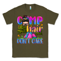 Army Green camp hair don't care Classic Tee - Zillion Design Studio