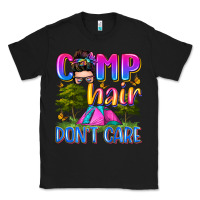 Black camp hair don't care Classic Tee - Zillion Design Studio