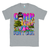 Heather Grey camp hair don't care Classic Tee - Zillion Design Studio