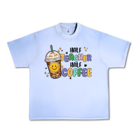 Grape Ice half teacher half coffee Urban Heavy Tee - MaliasSmallBusiness