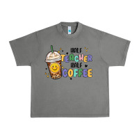 Tornado half teacher half coffee Urban Heavy Tee - MaliasSmallBusiness