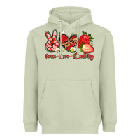 Matcha peace love strawberry Heavyweight Hoodie - Artiststas