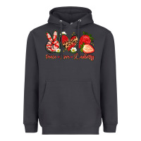 Smoke peace love strawberry Heavyweight Hoodie - Artiststas