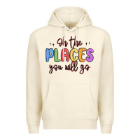 Sandshell oh the places you will go Premium Hoodie - MaliasSmallBusiness
