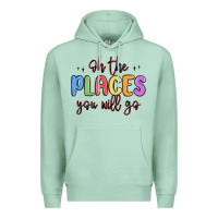 Seafoam oh the places you will go Premium Hoodie - MaliasSmallBusiness