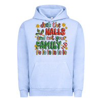Pigment Grape Ice deck the halls and not your family fa la la la laa Urban Hoodie - MaliasSmallBusiness