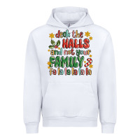 White deck the halls and not your family fa la la la laa Urban Hoodie - MaliasSmallBusiness