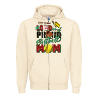 Sandshell loud and proud softball mom Zipper Hoodie - Zillion Design Studio