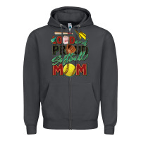 Smoke loud and proud softball mom Zipper Hoodie - Zillion Design Studio