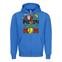 True Royal loud and proud softball mom Zipper Hoodie - Zillion Design Studio