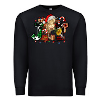 Black joy and cow christmas candies and letters Premium Sweatshirt - AdoDesignShop