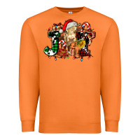 Carrot joy and cow christmas candies and letters Premium Sweatshirt - AdoDesignShop