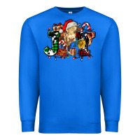 True Royal joy and cow christmas candies and letters Premium Sweatshirt - AdoDesignShop