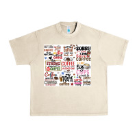 Sandshell funny coffee quotes Urban Heavy Tee - MaliasSmallBusiness
