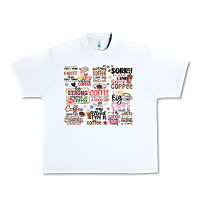 White funny coffee quotes Urban Heavy Tee - MaliasSmallBusiness