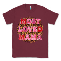 Burgundy most loved mama Classic Tee - texasbilliewilder