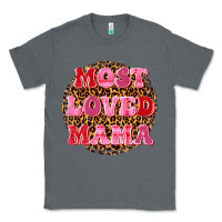 Charcoal Heather most loved mama Classic Tee - texasbilliewilder