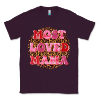 Plum most loved mama Classic Tee - texasbilliewilder