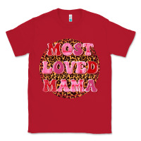 Red most loved mama Classic Tee - texasbilliewilder