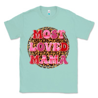 Seafoam most loved mama Classic Tee - texasbilliewilder