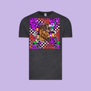 Halloween Horse Vintage Tee Designed By Barkaloodesign