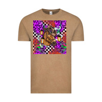 Vintage Coffee halloween horse Vintage Tee - BarkalooDesign