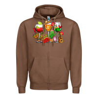 Chestnut mexico wine glasses cups Zipper Hoodie - CTS Tumbler Store