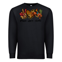 Black peace love rodeo Premium Sweatshirt - JahusDesignShop