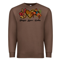 Chestnut peace love rodeo Premium Sweatshirt - JahusDesignShop