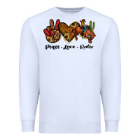 White peace love rodeo Premium Sweatshirt - JahusDesignShop