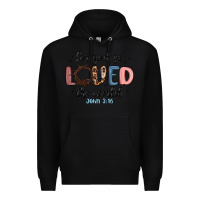 Black for god so loved the world Premium Hoodie - MaliasSmallBusiness