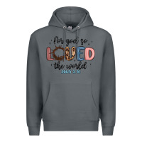Rock for god so loved the world Premium Hoodie - MaliasSmallBusiness